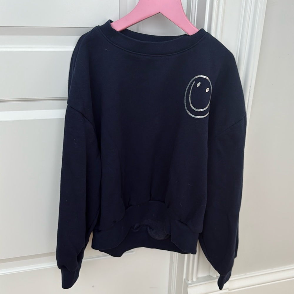 GAP Dark Blue Sweatshirt with Smiley Face